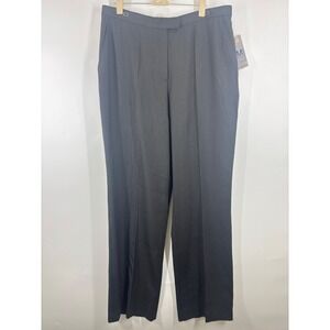 JM Studio by John Meyer Womens Granite Gray Straight Leg Dress Pants‎ 009631 NWT